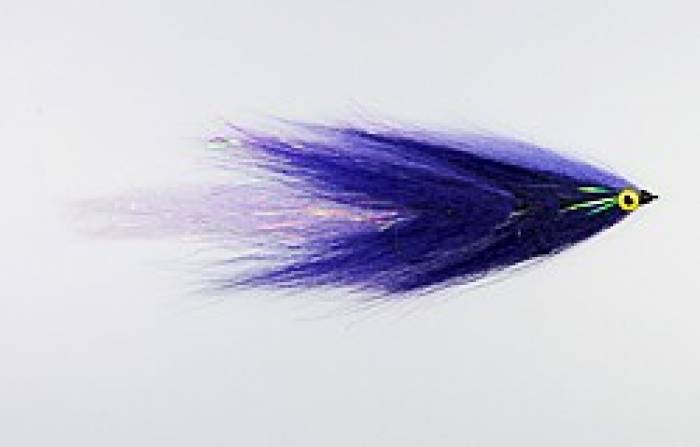Double Hook Tandem Streamer purple 20cm